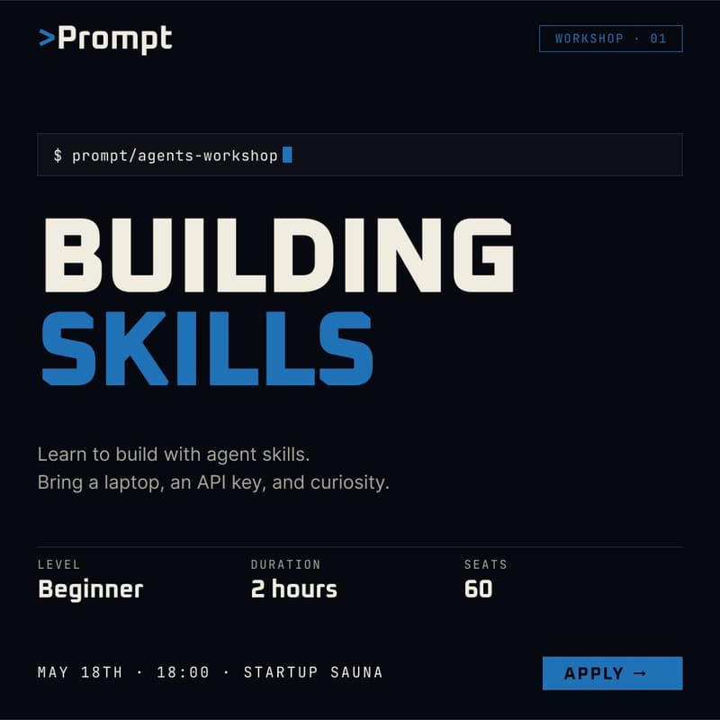 Cover Image for Prompt Workshop 1: Building Skills