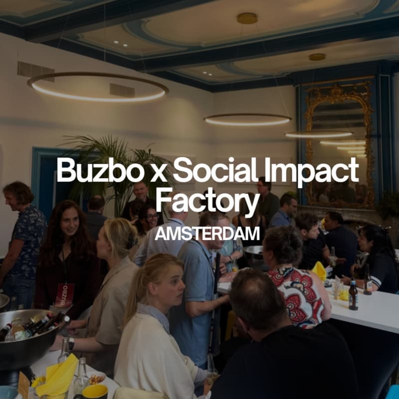 Cover Image for Buzbo x Social Impact Factory - Amsterdam