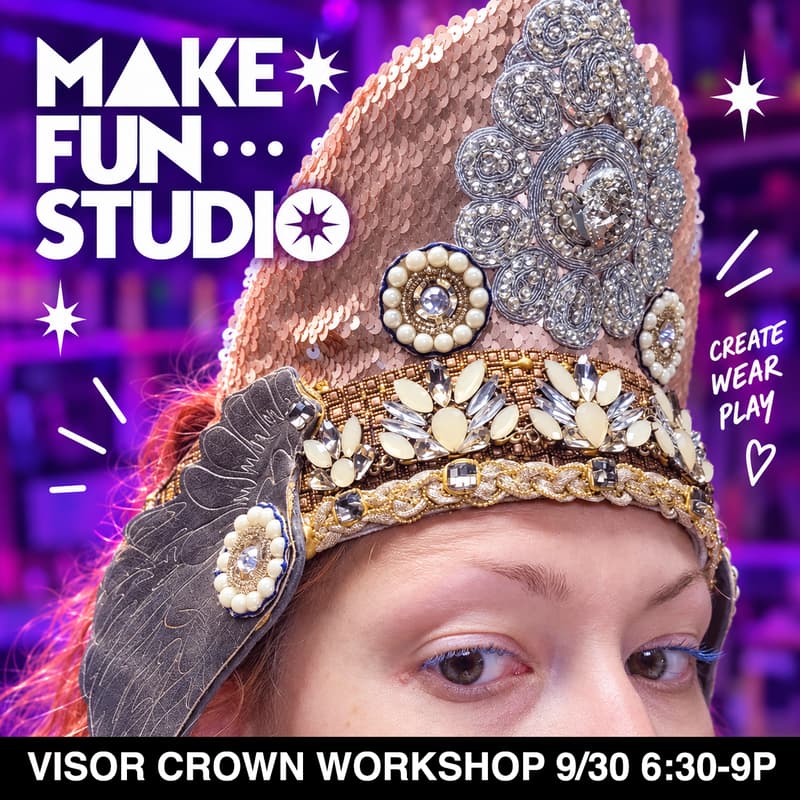 Cover Image for Crown Yourself: Crown Making Workshop (Visor Edition) by Costumegasm