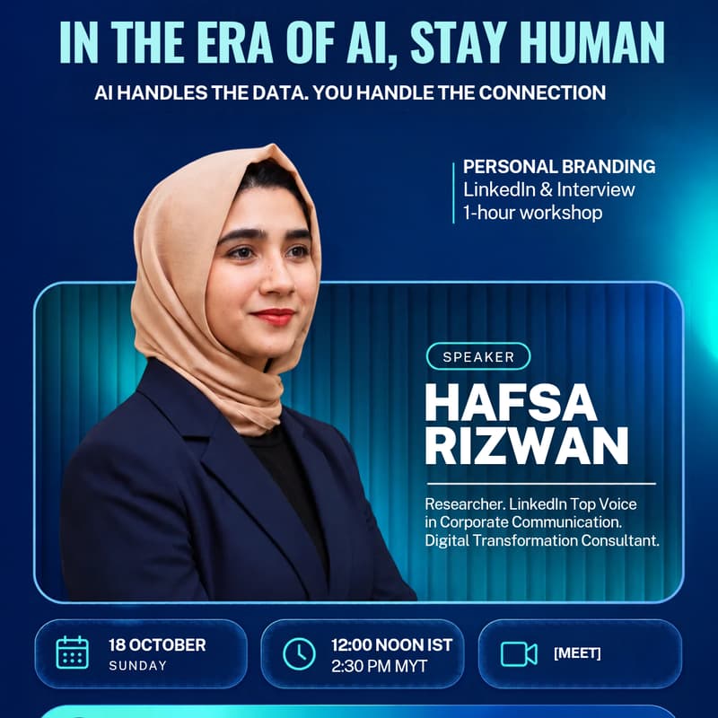Cover Image for In the Era of AI, Stay Human: Personal Branding & Interview Skills