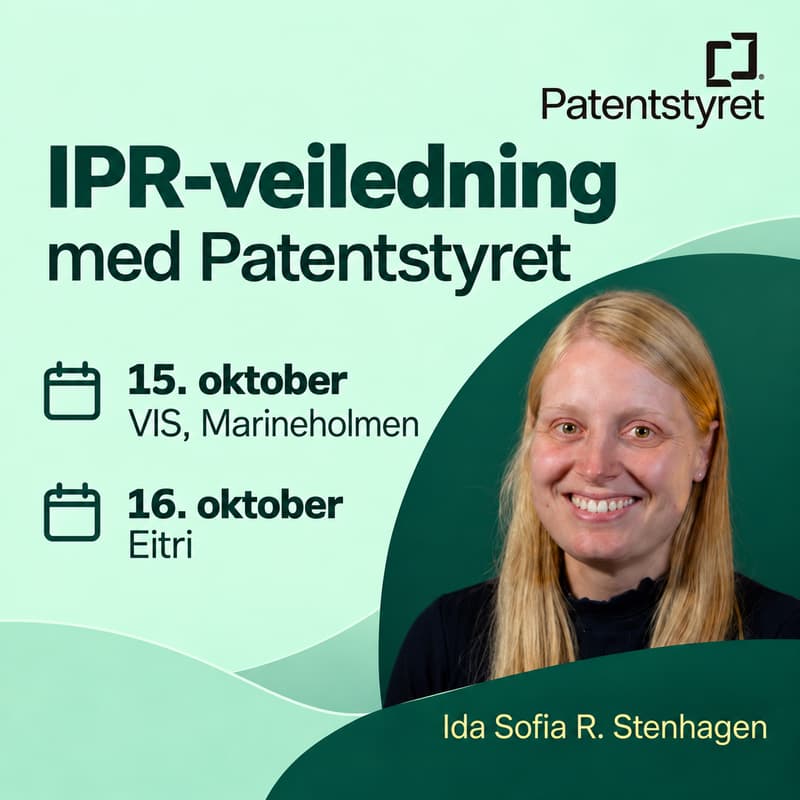 Cover Image for Møt Patentstyret på VIS og Eitri