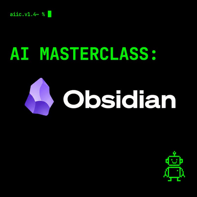 Cover Image for 🎓OBSIDIAN Masterclass: One Place That Holds EVERYTHING 🔍 Build Your Second Brain Live 🧠