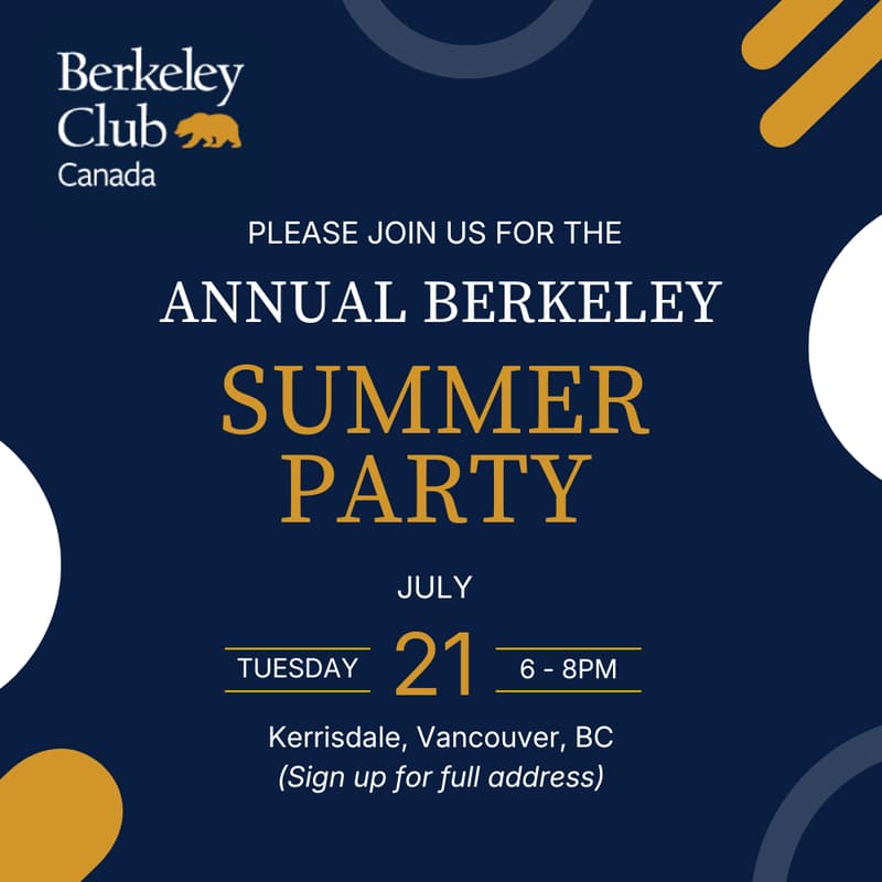 Cover Image for Vancouver's UC Berkeley Summer Party