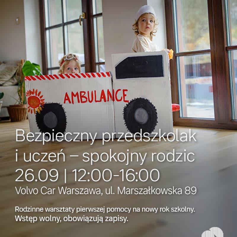 Cover Image for Bezpieczny przedszkolak i uczeń - spokojny rodzic. Rodzinne warsztaty pierwszej pomocy na nowy rok szkolny [WSTĘP WOLNY]