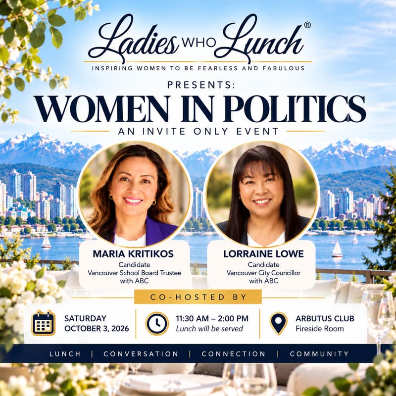 Cover Image for Women In Politics Vancouver Luncheon