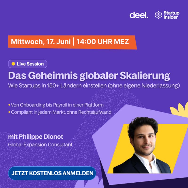 Cover Image for Das Geheimnis globaler Skalierung: Wie Startups in 150+ Ländern einstellen (ohne eigene Niederlassung)