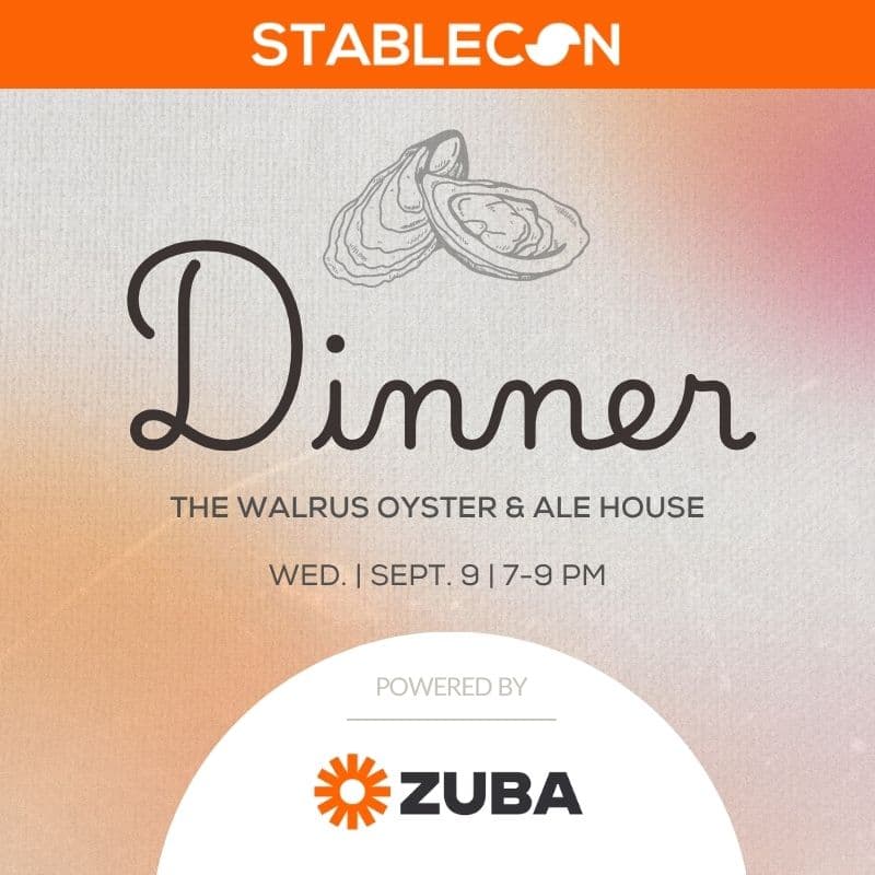 Cover Image for Stablecon USA Dinner
