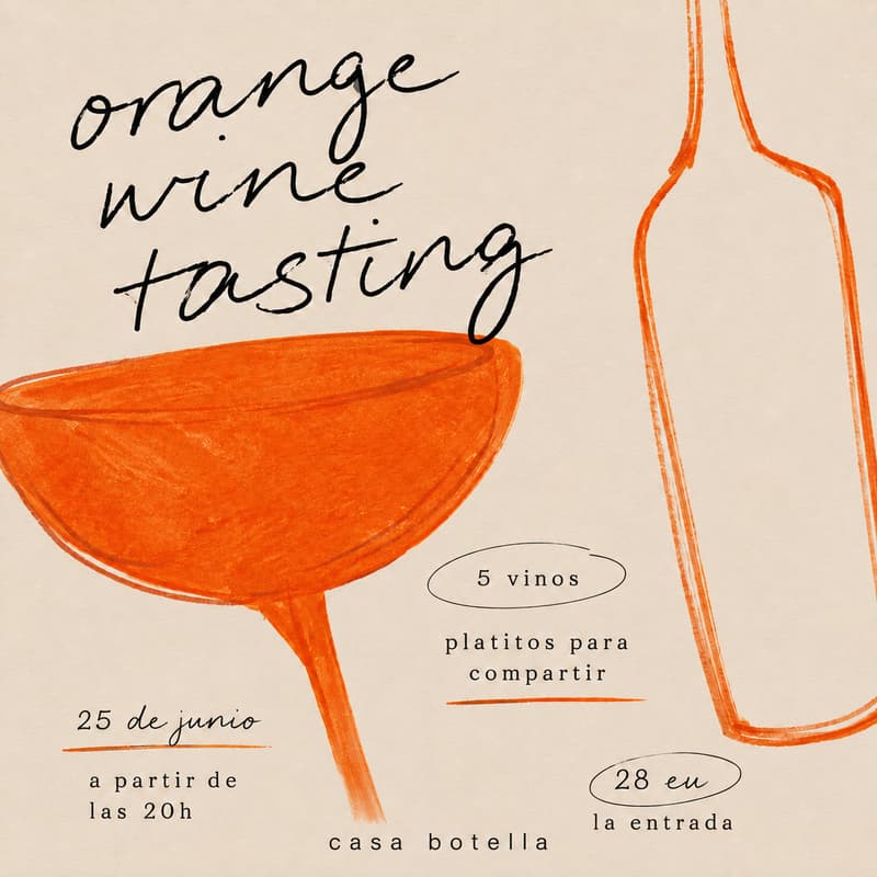 Cover Image for Orange wine tasting
