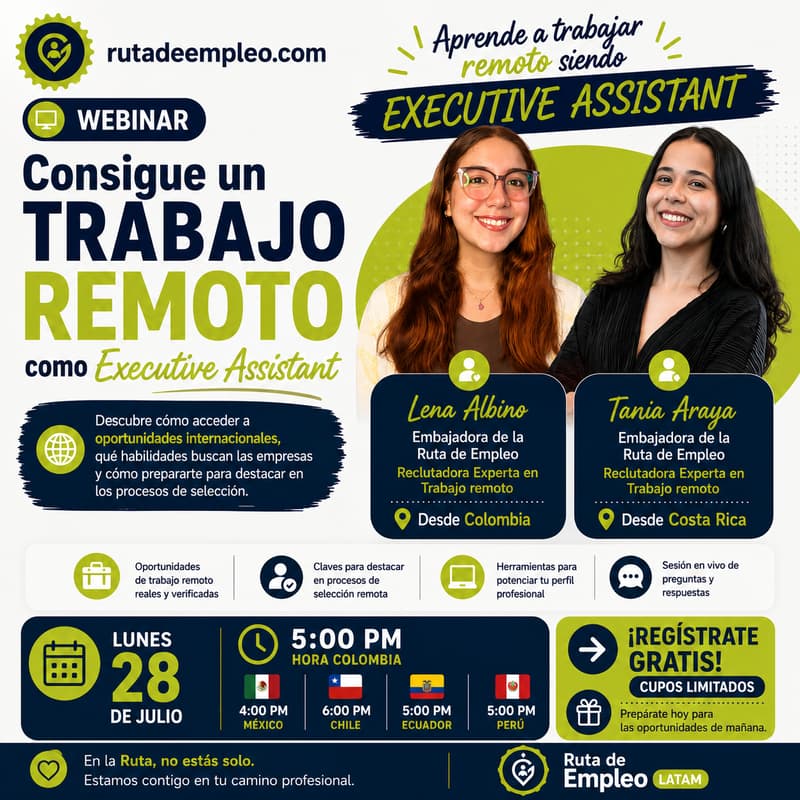 Cover Image for Aprende a Trabajar Remoto siendo Executive Assistant