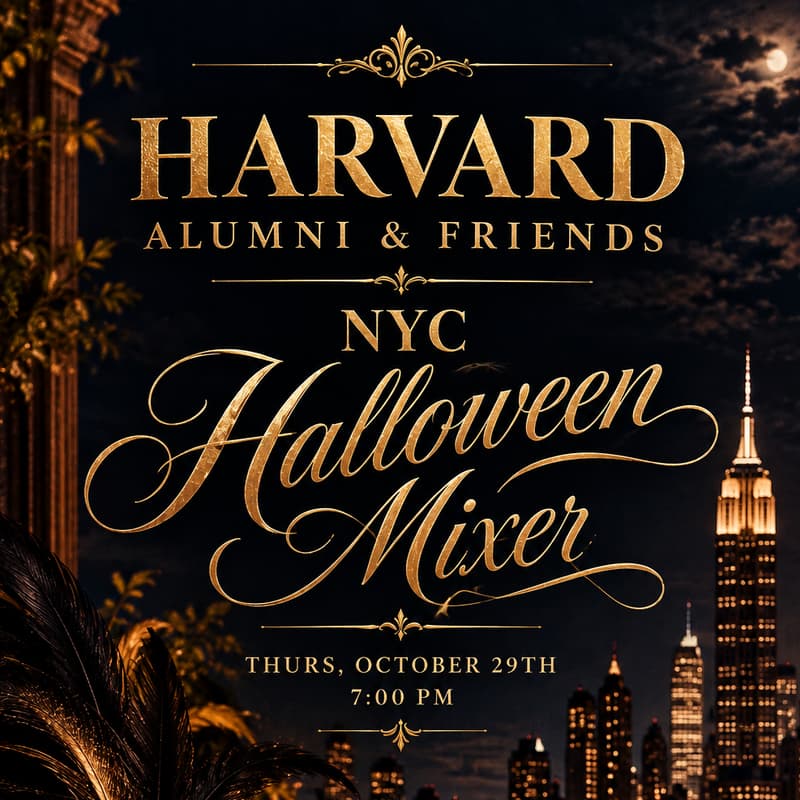 Cover Image for Harvard Alumni & Friends: NYC Halloween Mixer ๐ป๐
