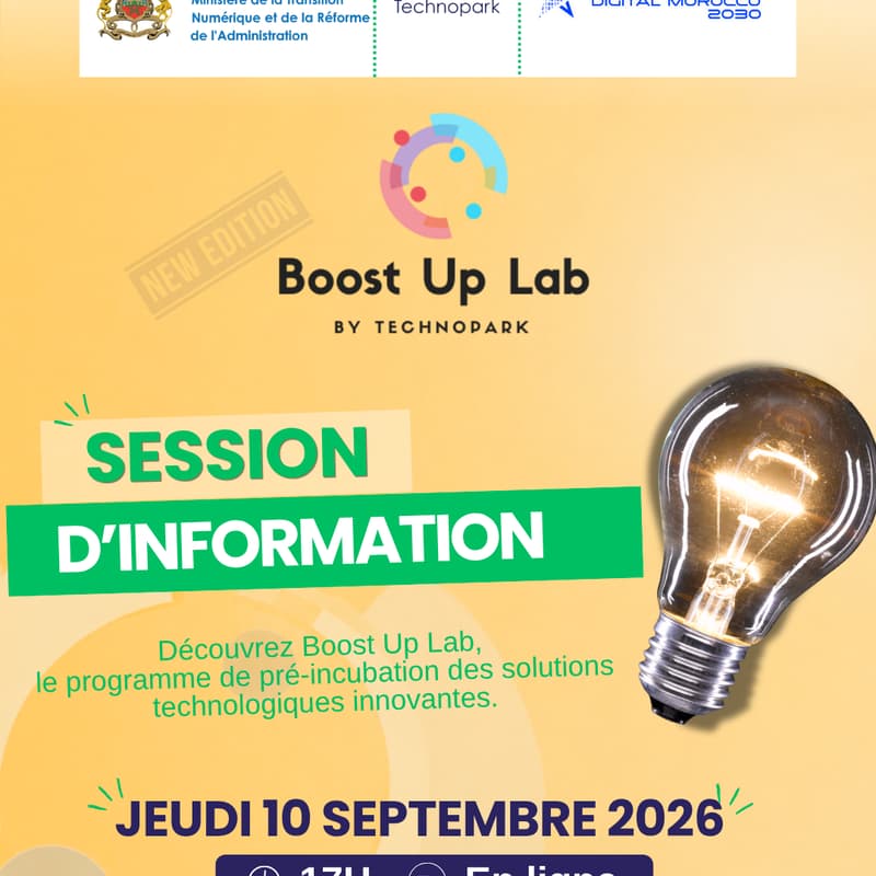 Cover Image for Session d'information BOOST UP LAB