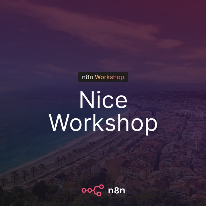 Cover Image for n8n workshop | Nice Startup Weekend