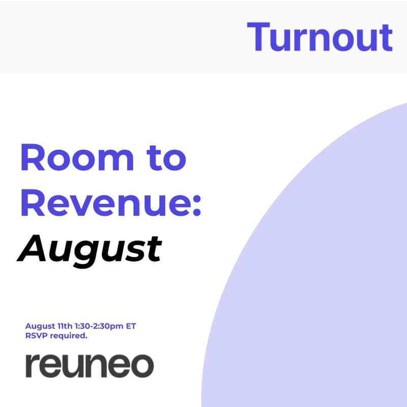 Cover Image for Room to Revenue: August