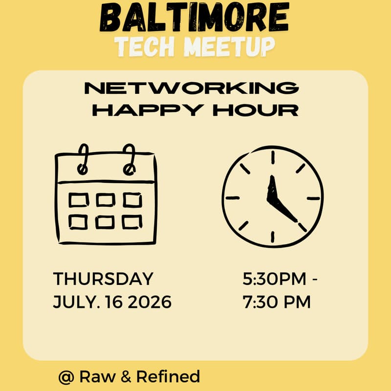 Cover Image for #BaltimoreTech Happy Hour!