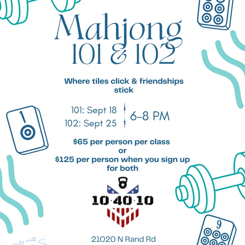 Cover Image for Mahj 101 & 102 - 104010 fitness