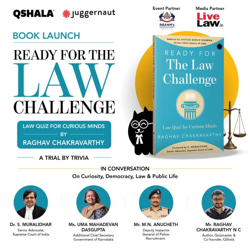 Cover Image for Book Launch and Quiz: Ready for the Law Challenge