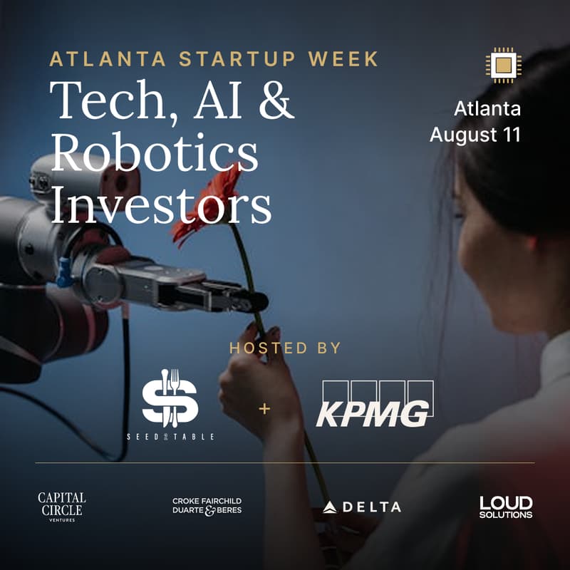 Cover Image for Seed2Table – Pitch+Dinner for Tech, AI & Robotics Investors