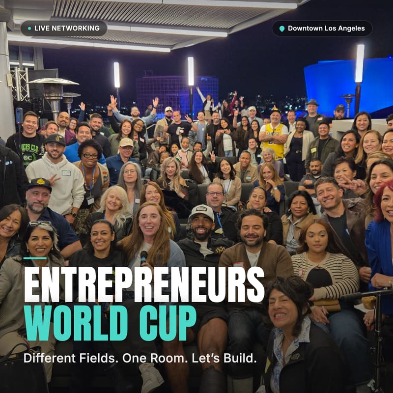 Cover Image for Entrepreneurs World Cup | Different Fields. One Room. Let's Build.