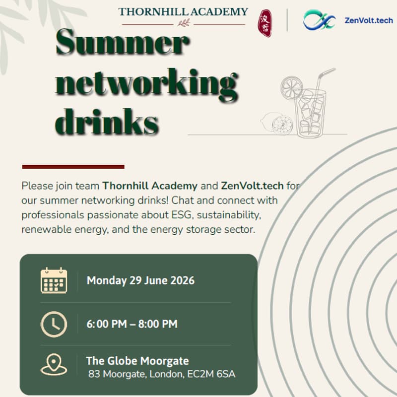 Cover Image for Thornhill Academy + ZenVolt.tech Summer Networking Drinks