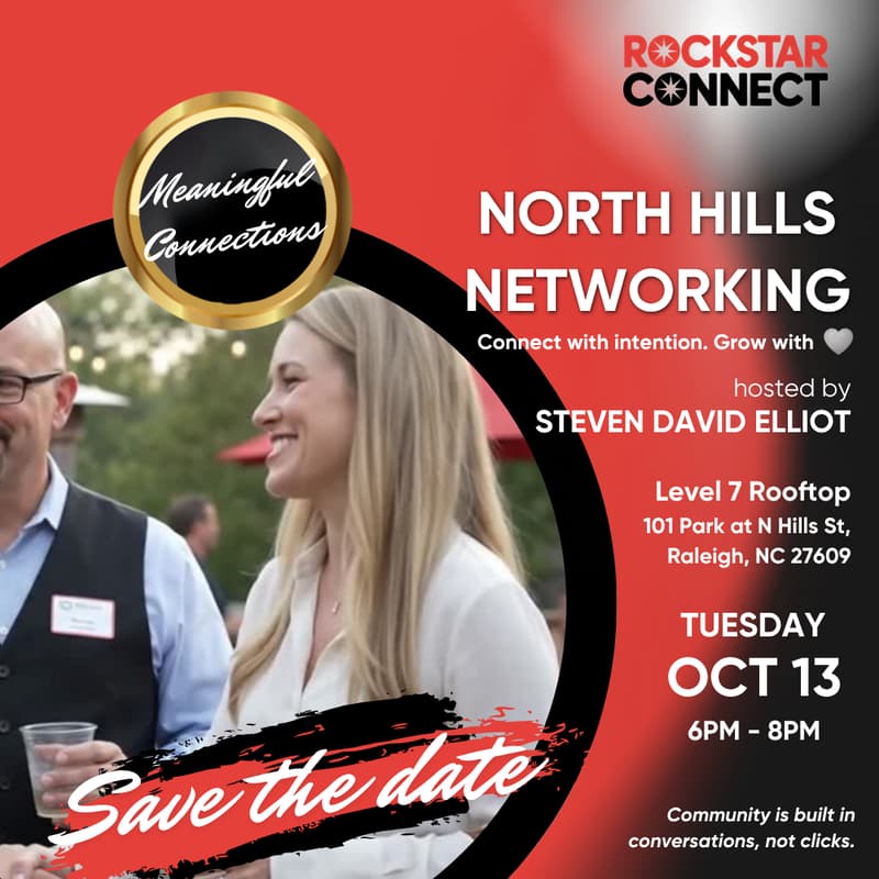 Cover Image for Free North Hills Networking Rockstar Connect Event (October)