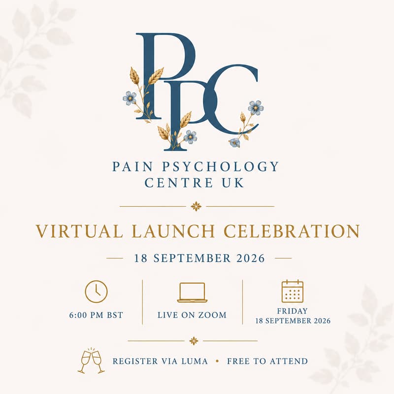 Cover Image for Pain Psychology Centre UK Virtual Launch Celebration
