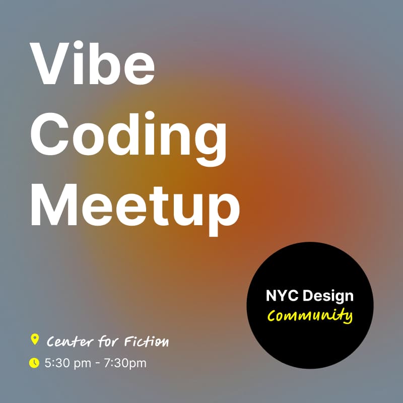 Cover Image for Vibe Coding for Designers Meetup