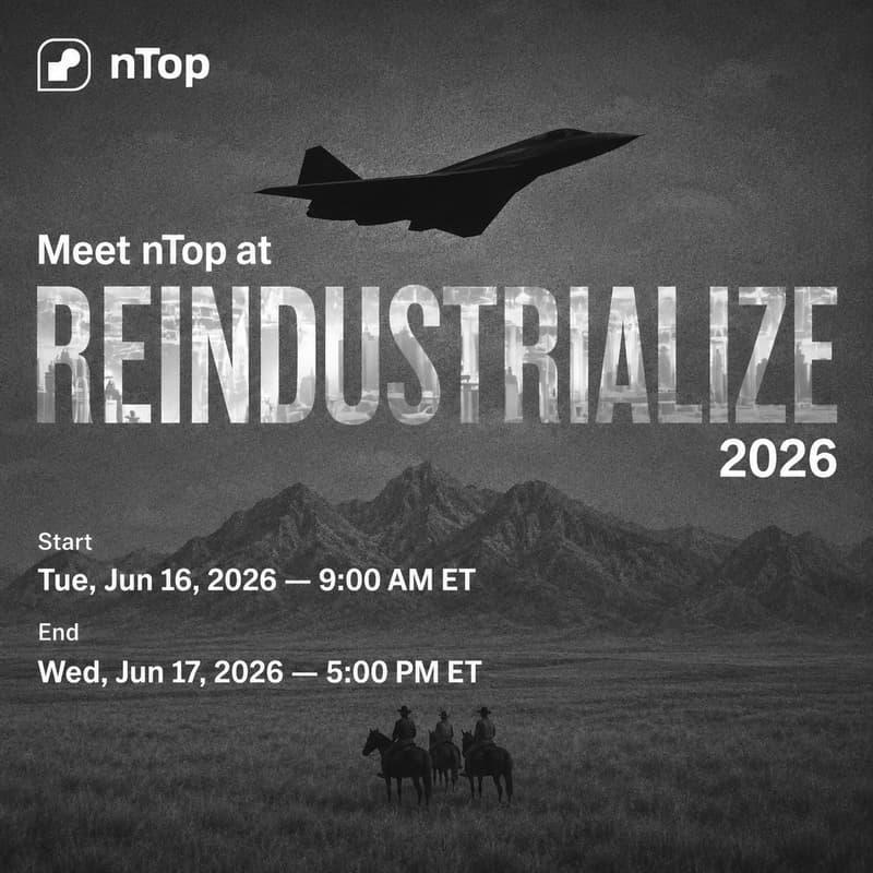 Foto de portada de Meet nTop at Reindustrialize 2026