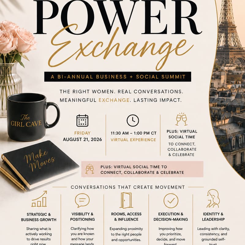 Cover Image for The Power Exchange: Virtual Business + Social Summit
