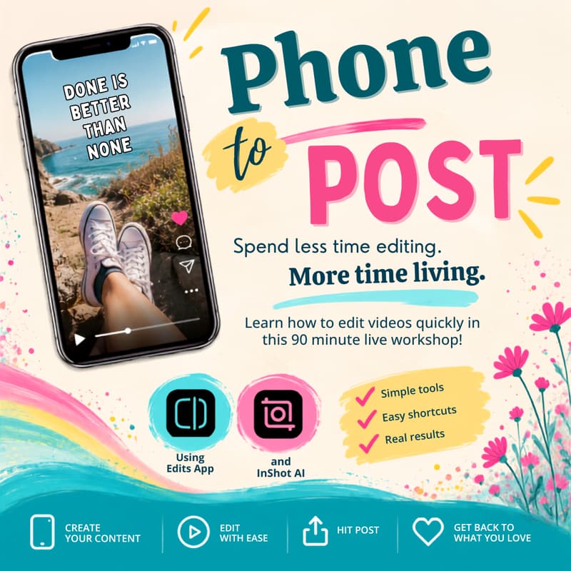 Cover Image for Phone to Post: Edit a Week of Content in 90 Minutes