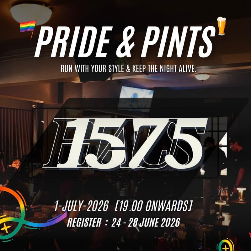 Cover Image for Pride & Pints : Run with your style & Keep the night alive.