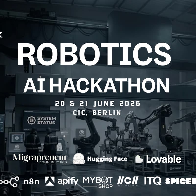 Cover Image for Berlin Robotics X AI Hackathon