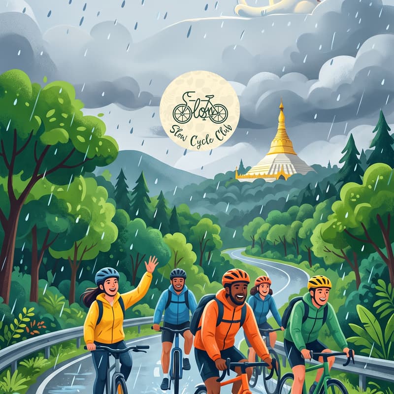 Cover Image for Monsoon ride with Slow cycle club