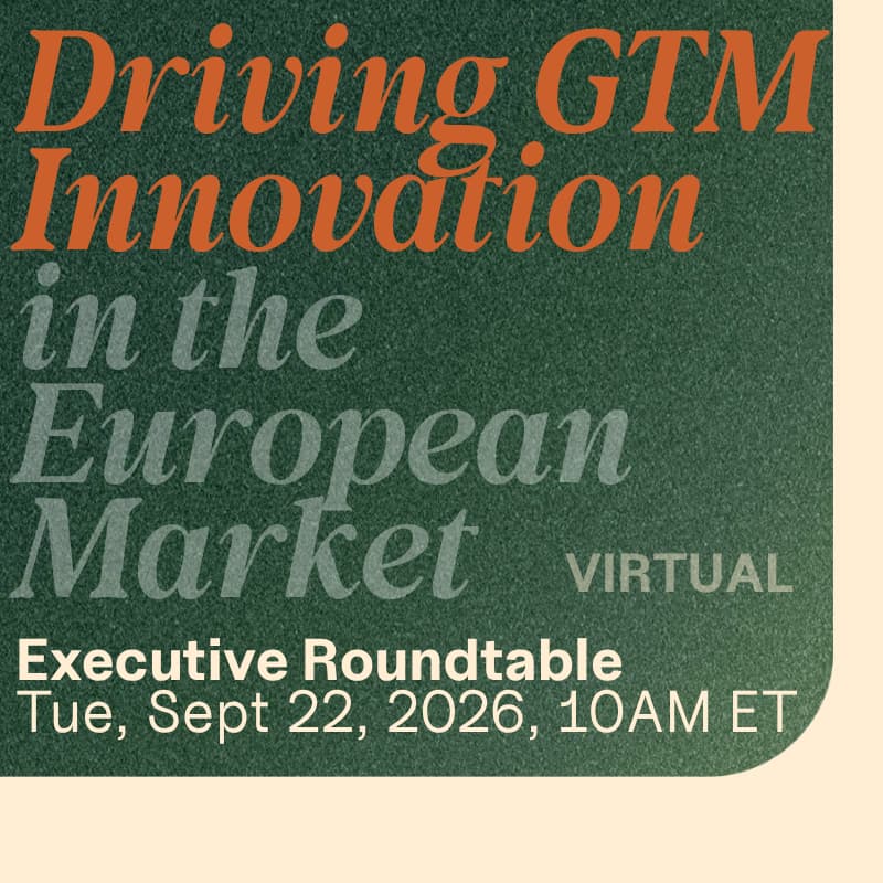 Cover Image for Driving GTM Innovation in the European Market