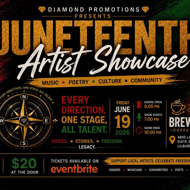 Cover Image for Juneteenth Artist Showcase