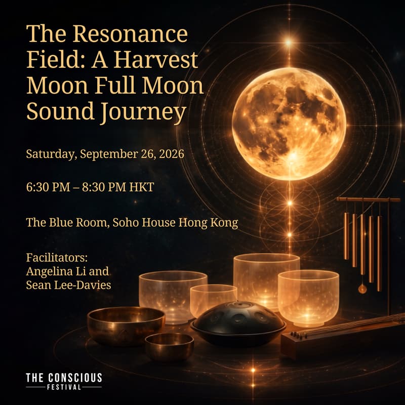 Cover Image for The Resonance Field: A Harvest Moon Full Moon Sound Journey