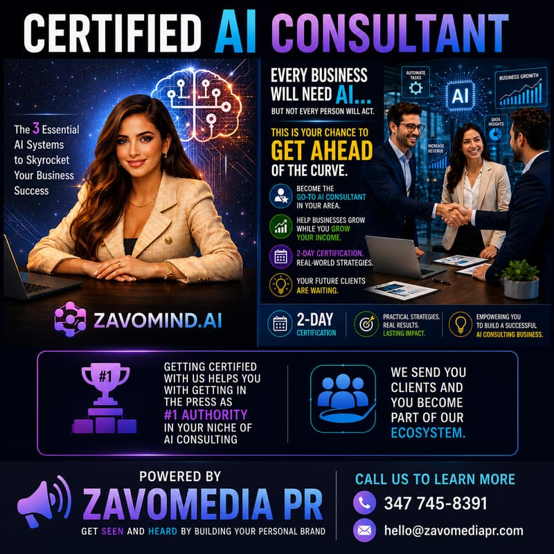 Cover Image for Stop Watching the AI Boom. Start Profiting From It. 🚀 Become a Certified AI Consultant — We Position You as an Authority & Send You Clients