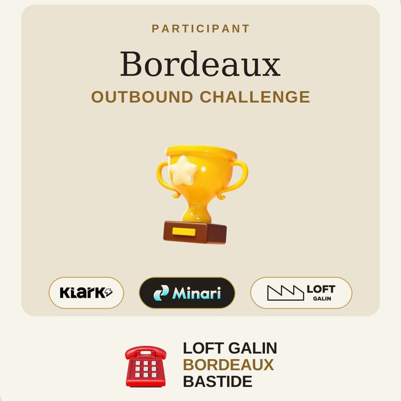 Cover Image for 4e Bordeaux Outbound Challenge