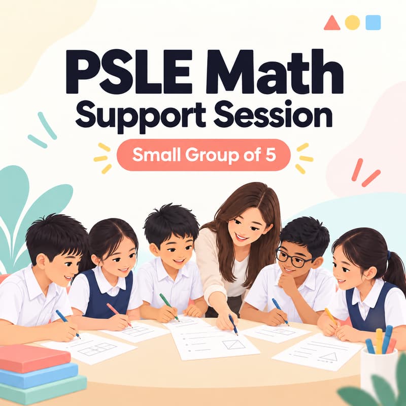 Cover Image for PSLE Math Support Session | Small Group of 5