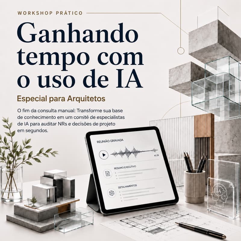 Cover Image for Ganhando tempo com o uso de IA - Especial para Arquitetos