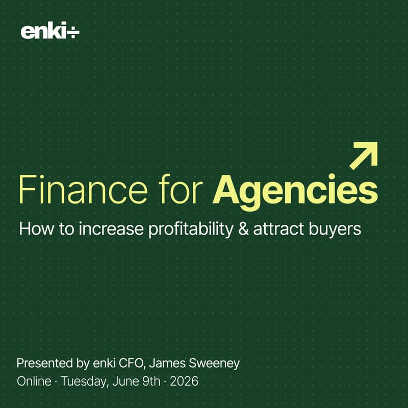 Cover Image for A CFO-led session on agency profitability: increase EBITDA, reduce risk and attract buyers