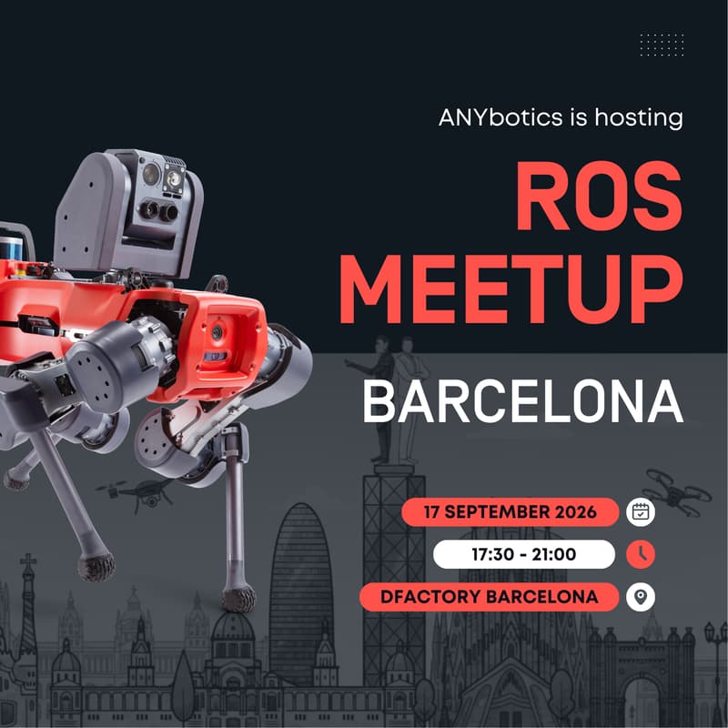 Cover Image for ROS Meetup Barcelona with ANYbotics