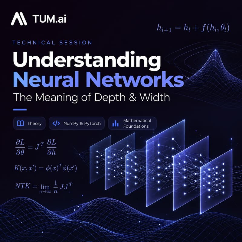 Cover Image for TUM.ai Deep Dive into Neural Networks: Understanding Depth & Width