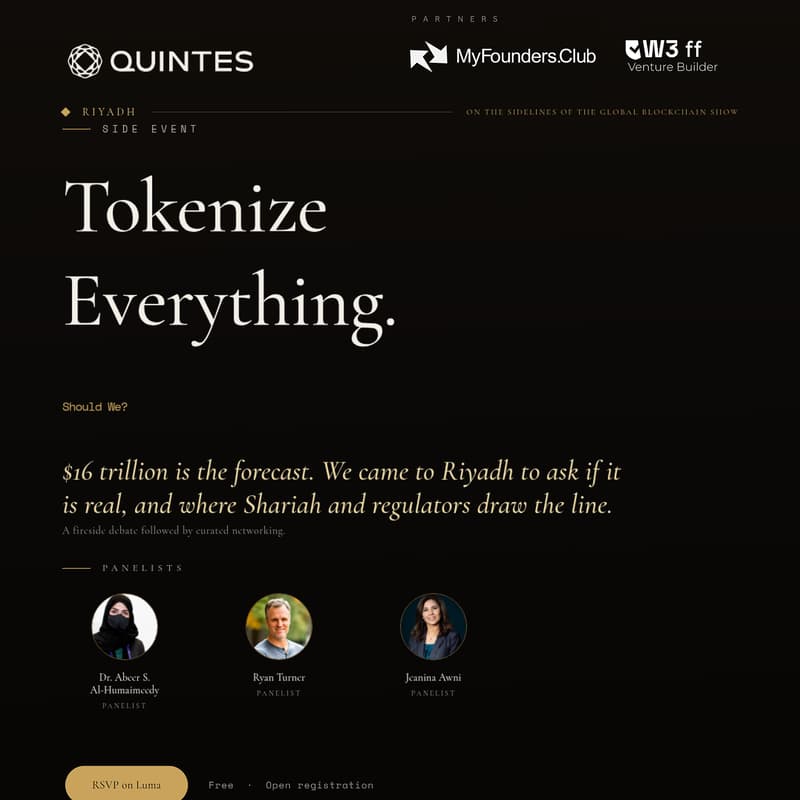 Cover Image for Tokenize Everything. Should We?
