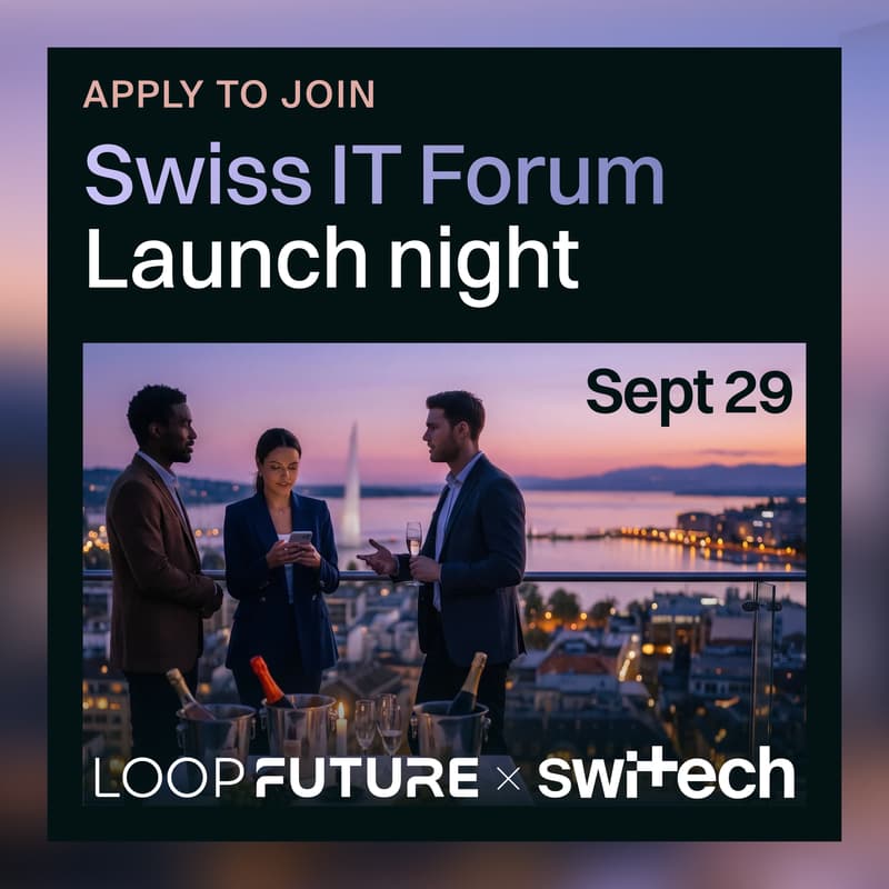 Cover Image for Swiss IT Forum curated evening | Connections & Tasting - Geneva rooftop edition, Sept 29