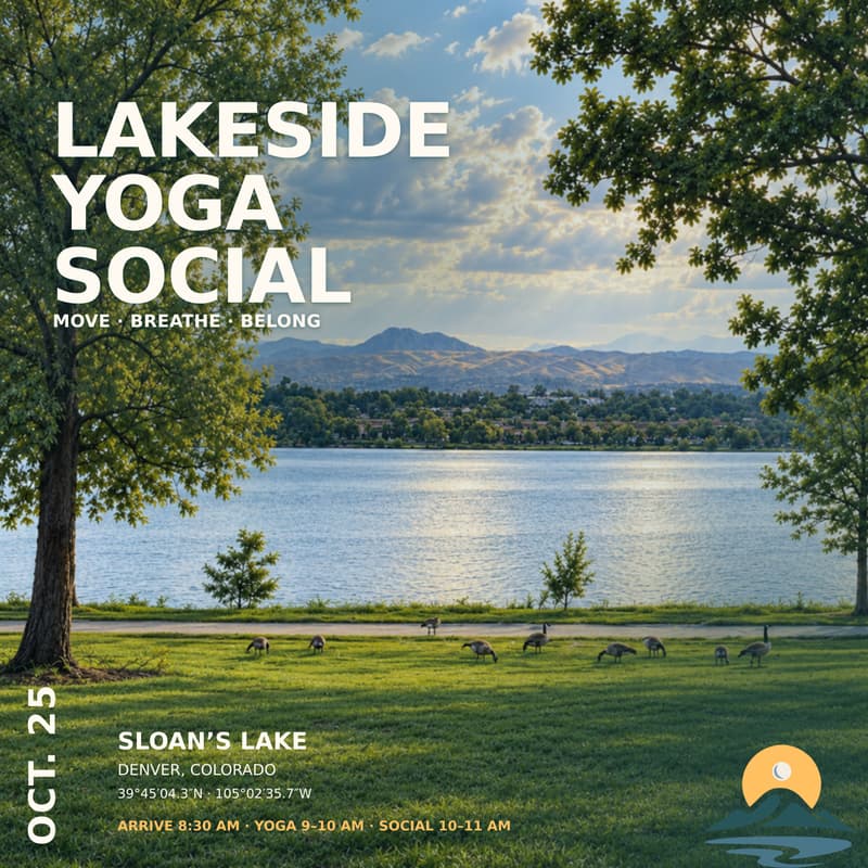 Cover Image for Lakeside Yoga Social