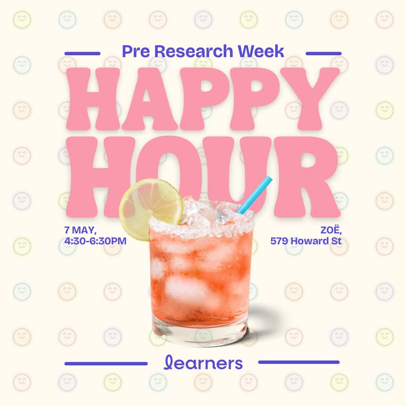 Cover Image for Pre-Research Week Happy Hour