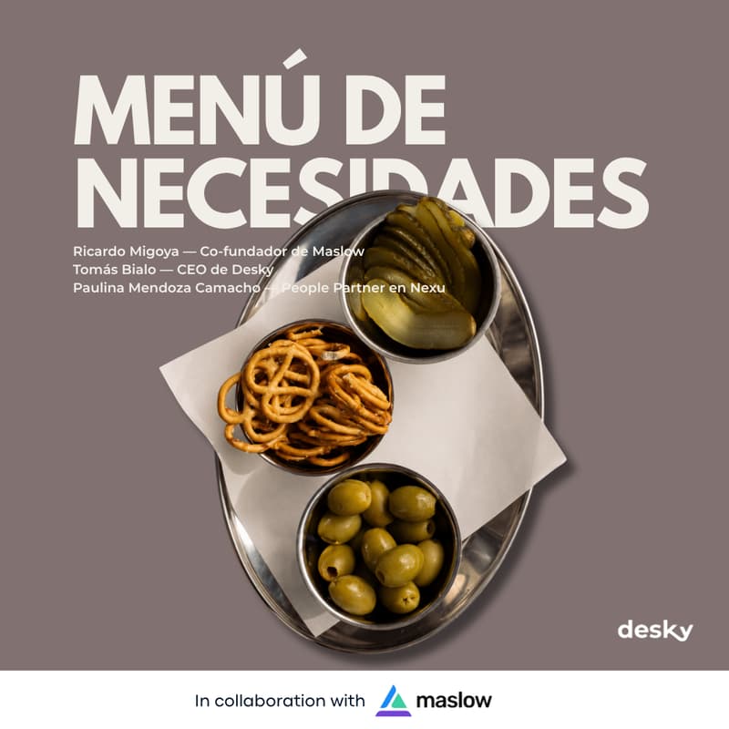 Cover Image for Menú de necesidades - Powered by Maslow & Desky