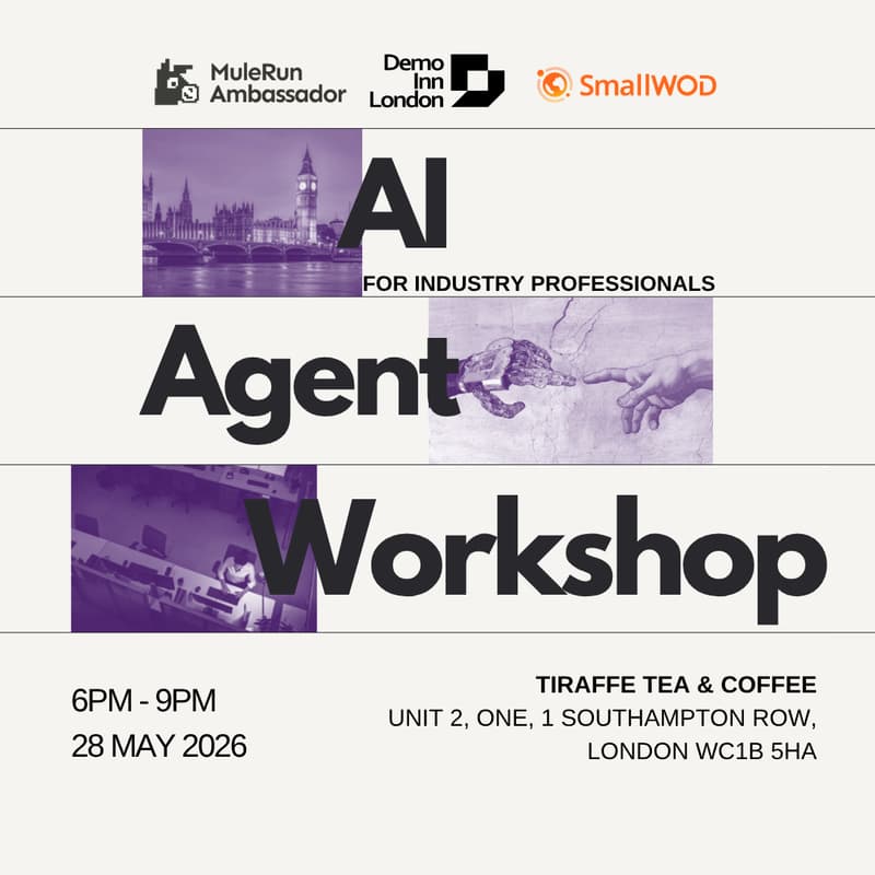 Cover Image for AI Agent Workshop: For Industry Professionals