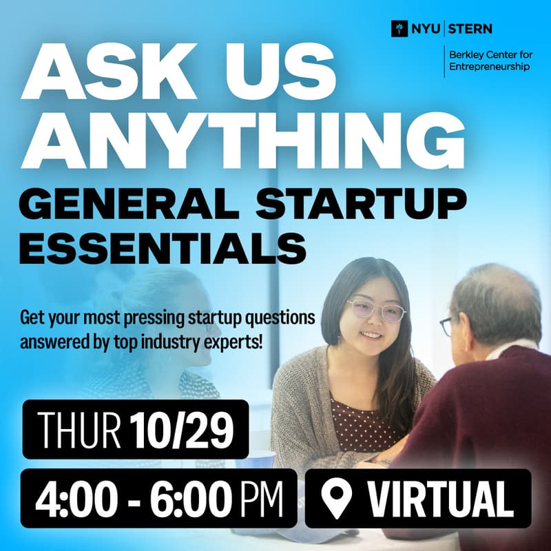 Cover Image for Ask Us Anything: General Startup Essentials