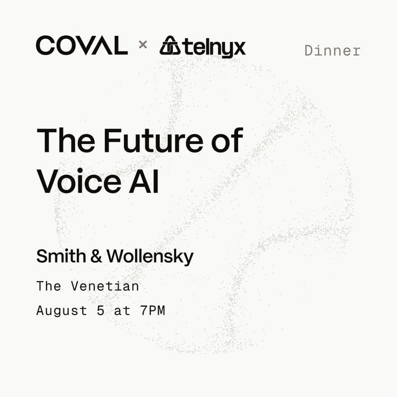 Cover Image for The Future of Voice AI Dinner
